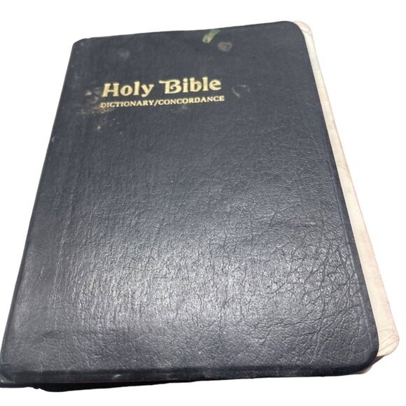 holy bible dictionary concordance king james version book black English READ - Picture 1 of 6